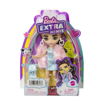 Barbie - Barbie Extra Minis - Poupée Brune - Poupée Mannequin  - 3 Ans Et + - Imagen 6 de 7