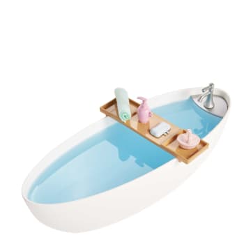 Barbie Pop en Ligbad Speelset, confettizeep en accessoires
