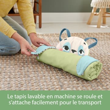 Fisher-Price - Tapis Panda À Rouler - Tapis D'Eveil 3 En 1 - 0 Mois Et + - Imagen 5 de 6