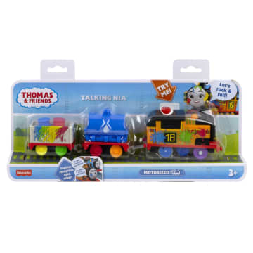 Thomas & Friends Motorized Talking Nia Train with Wobbly Cargo - Image 6 of 7