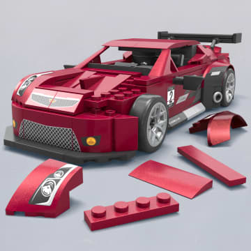 Mega Hot Wheels Coche De Juguete De Bloques De Construcción Cadillac Ats-Vr