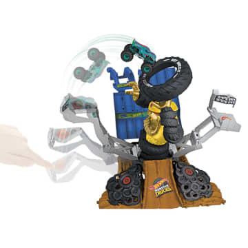 Hot Wheels Monstertrucks Arenabeukers Mega-Wrex Tegen Crushzilla Bazengevecht Speelset