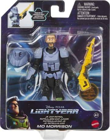 Disney Pixar Lightyear Jr. Zap Patrol Mo Morrison Figure - Image 6 of 6