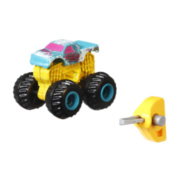 Машинка Hot Wheels Монстр-трак с заводным механизмом (сюрприз) в ассортименте