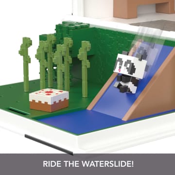 Minecraft Mob Head Minis Panda Playhouse Playset