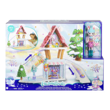 Набор Enchantimals Снежная долина Шале в горах кукла+питомец