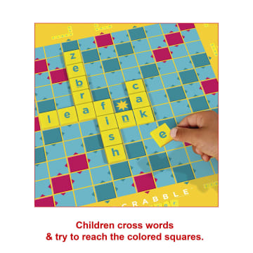Scrabble Junior Kids Crossword Board Game - Image 5 of 6