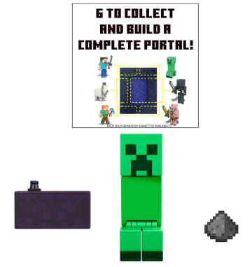 Minecraft Creeper With Build-A-Portal Figure