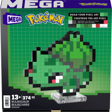 Mega Pokémon Bulbasaur Building Toy Kit (374 Pieces) Retro Set For Collectors - Image 6 of 6
