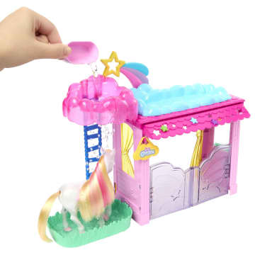 Conjunto Barbie A Touch Of Magic Con Muñeca Barbie Chelsea Y Caballo Pegaso De Juguete