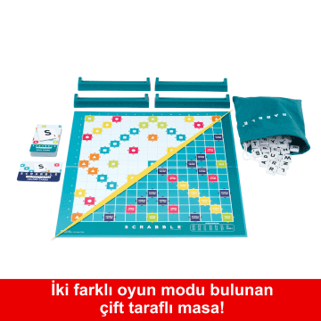 Scrabble Kutu Oyunu, Aile Boyu Sevilen Ve Iki Şekilde Oynanabilen Klasik Kelime Oyunu, 2-4 Oyuncu, Türkçe Versiyon - Image 3 of 3