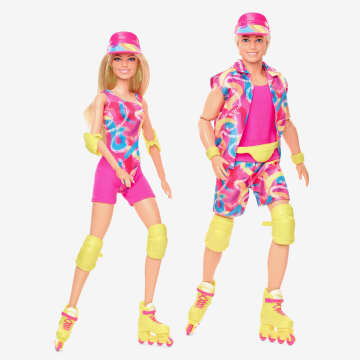 Barbie Le Film Poupée Ken Du Film Poupée Ken De Collection Portant Une Tenue De Patinage Rétro Et Des Rollers - Image 6 of 17