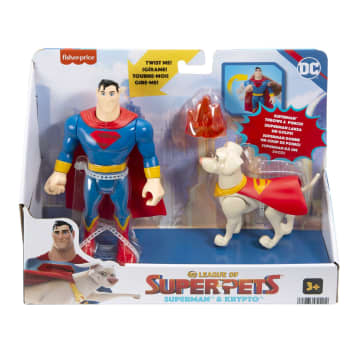 Fisher-Price Dc League Of Super-Pets Superman & Krypto