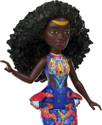 Disney De Kleine Zeemeermin Ariël en Zusjes Kleine Poppenset met 7 Zeemeerminpoppen