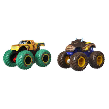 Набор машинок Hot Wheels коллекционные Монстр-трак Драка банд 2шт в ассортименте