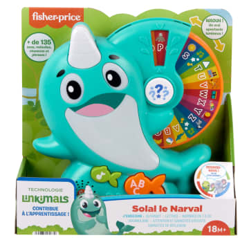 Fisher-Price-Linkimals-Solal Le Narval-Jouet D’Éveil Musical, Français - Imagen 6 de 6