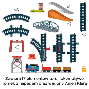 Tomek i Przyjaciele Wielka dostawa Zestaw torów 3w1