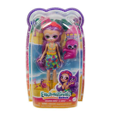 Enchantimals Sunshine Beach-Sabindra Paresseux Et Figurine-Poupée