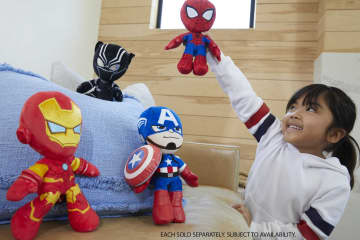 Marvel Plush Character, 8-inch Captain America Soft Doll - Image 2 of 5