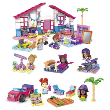 Mega Construx Barbie Malibu Building Toys Bundle