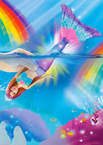 Barbie Bambola Dreamtopia Sirena Luci Scintillanti 1