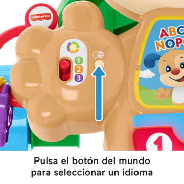 Juguete Electrónico Para Bebés Laugh & Learn De Fisher-Price, Andador Perrito Primeros Pasos De Laugh & Learn Con Smart Stages, Edición Multilingüe