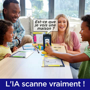 Mattel Games - Pictionary Vs IA - Jeu De Société Familles Intéractif - 8 Ans Et +