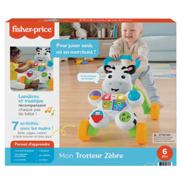 Fisher-Price – Loop-met-mij Zebra – Franse taal
