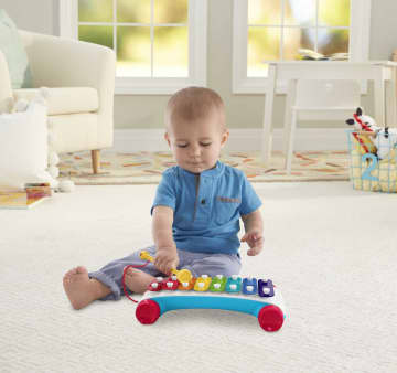 Fisher-Price Xilofono Classico Finto, Giocattolo Trainabile