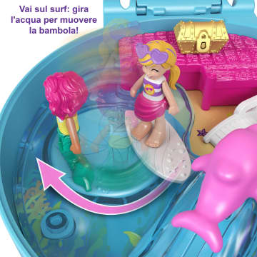 Polly Pocket Cofanetto Spiaggia Dei Delfini