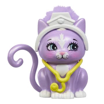 Enchantimals - Poupée Et Coffret Bêtes Citadines Cabinet Du Docteur Chat - Mini Poupée - 4 Ans Et +