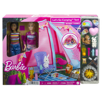 Barbie Cosa de dos Malibu y Brooklyn con carpa de camping - Imagen 6 de 6