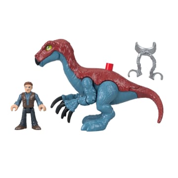 Imaginext Jurassic World Dominion Dinosaur Toy Collection of Kid-Powered Figure Sets, Preschool Toys