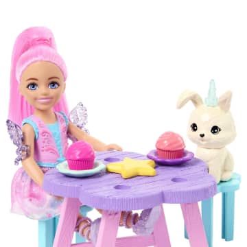 Conjunto Barbie A Touch Of Magic Con Muñeca Barbie Chelsea Y Caballo Pegaso De Juguete