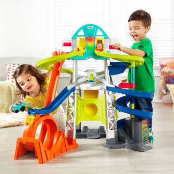 Fisher-Price – Little People – Circuit Avec Lanceur Et Loopings