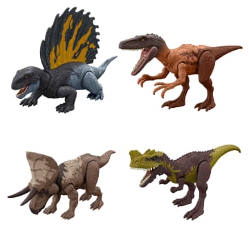 Dinosauri Giocattolo Jurassic World Azione & Attacco Con Azione Di Colpo Singolo