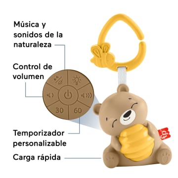 Fisher-Price Juguete Para Dormir Sensimals Osito Sonidos Relajantes - Imagen 4 de 6