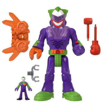 Imaginext Dc Super Friends Batman Collezione Giocattoli, Personaggi Insider E Robot Con Luci E Suoni