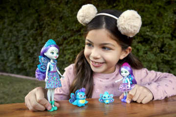 Набор игровой Enchantimals Сестрички с питомцами Пэттер и Пьера Павлина