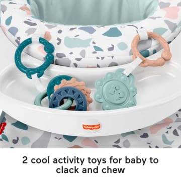 Fisher-Price Portable Baby Chair with Toys, Sit-Me-Up Baby Seat, Pacific Pebble - Image 3 of 8