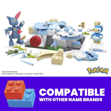 MEGA Pokémon Piplup and Sneasel's Snow Day