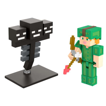 Minecraft Alex Vs Wither Figures