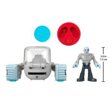 Fisher-Price Imaginext DC Super Friends Head Shifters Mr. Freeze & Snow Tank