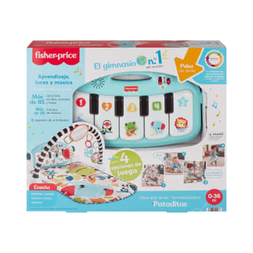 Fisher-Price Alfombra Con Piano Con Luces Y Sonidos Kick & Play Glow & Grow - Imagen 6 de 6