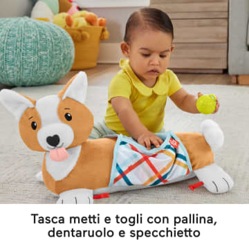 Fisher-Price Cuscino Corgi Tummy Time 3 In 1