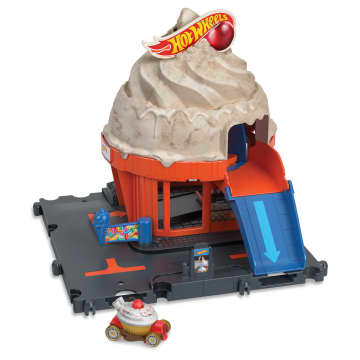 Hot Wheels City Track Set with 1 Hot Wheels Car