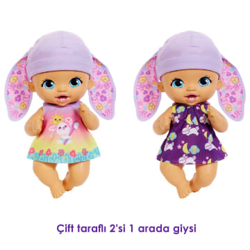 My Garden Baby™ Tavşan Bebeğimin Bakım Zamanı -  Mor Bereli Bebek