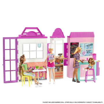 Barbie Cook 'n Grill Restaurant Muñeca y conjunto de juego