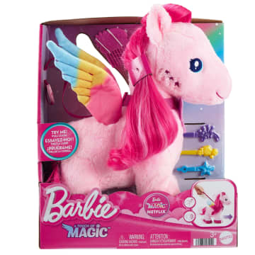 Barbie Touch Of Magic Sevimli Pegasus Sesli Ve Hareketli Pelüş Figür