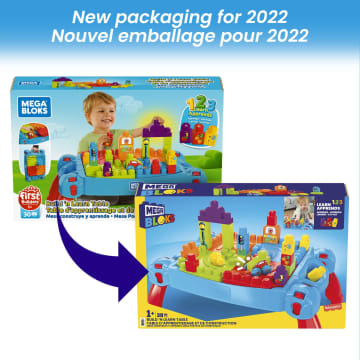 Mega Bloks Build 'n Learn Table